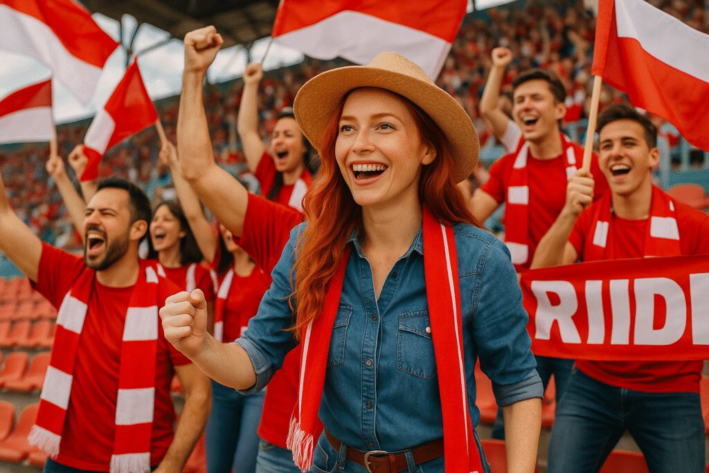 Zabawy na boisku i radość kibicowania