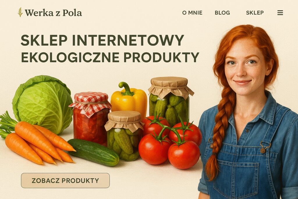 Zrzut ekranowy ze sklepu internetowego Werki z Pola