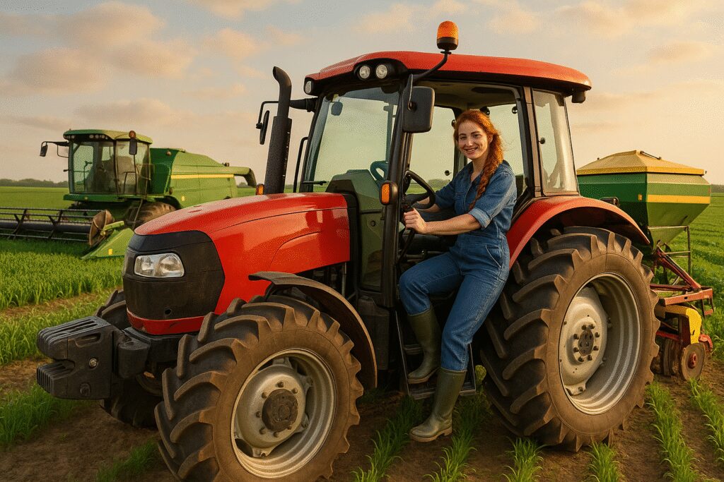 Maszyny rolnicze w akcji na polu