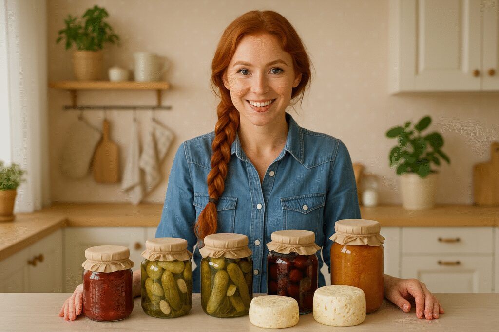 Domowe przetwory i ekologiczne sery
